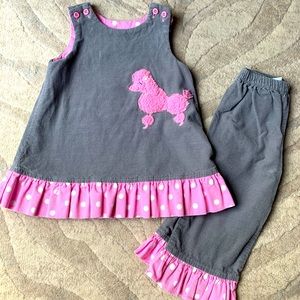 ADORABLE Janie and Jack matching poodle set 18m